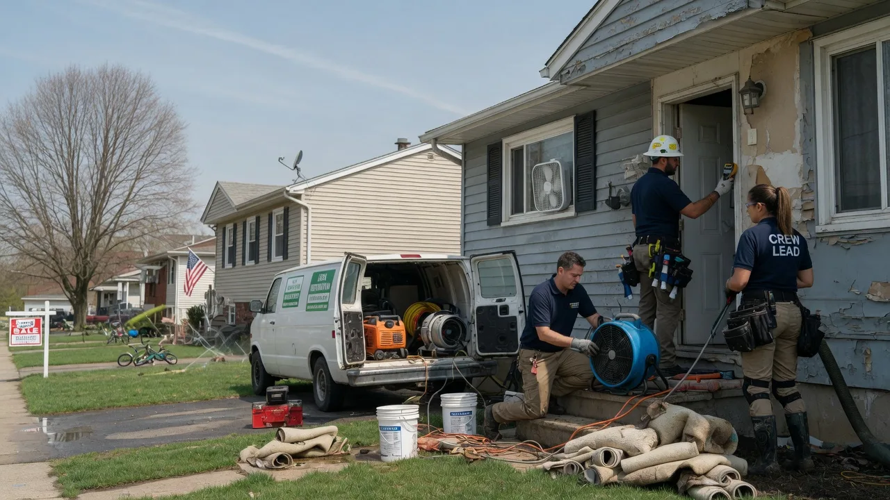 Flood Cleanup in Frenchville, PA near me